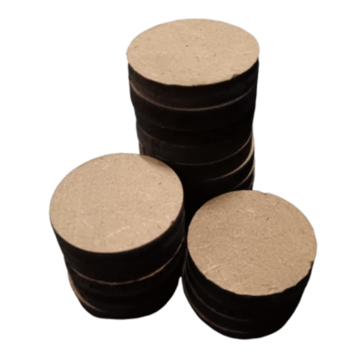20 Pcs Blank MDF Circles For Crafts 6mm