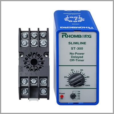 110VDC No-Power Delay-Off Timer 0-120s With 11-Pin Base