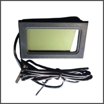 Black TPM-10 Electronics Digital Water Detector Thermometer with 1M Wire (Without Battery)
