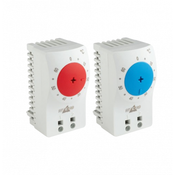 KTS 011 Small Compact Thermostat,  Contact maker (NO), 0 to +60 °C, 250VAC