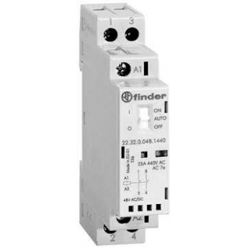 25A 1NO+1NC CONTACTOR 48VAC/DC