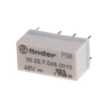 2A 2 CHANGEOVER SEALED DIL PCB RELAY 48VDC