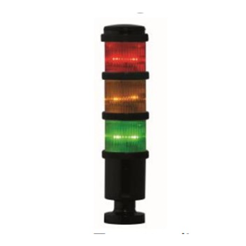 MINI 3 MODULE LED SIGNAL TOWER + ACOUSTIC SOUNDER 24VAC/DC 50mm