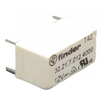 6A 1 CHANGEOVER LOW PROFILE PCB RELAY 12VDC