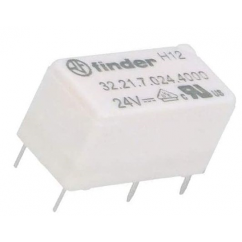 6A 1 CHANGEOVER LOW PROFILE PCB RELAY 24VDC