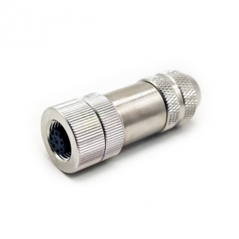 M12 (8 pin) female  straight 370694