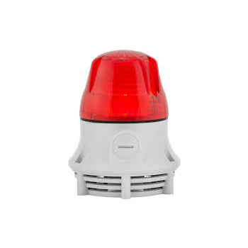 LED RED P/MNT BEACON 12-24VAC/DC