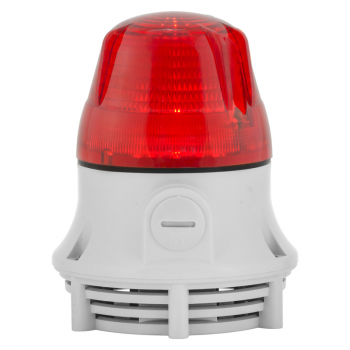 LED RED P/MNT BEACON 90-240VAC