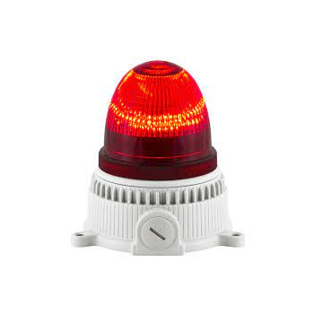 RED BASEMNT BEACON 12-24VAC/DC