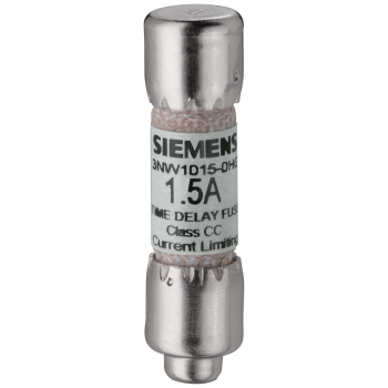 SENTRON, cylindrical fuse link, class CC, 12 A, slow, current-limiting