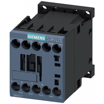 Contactor relay, 2 NO+2 NC, 24 V DC, S00, screw terminal, with varistor