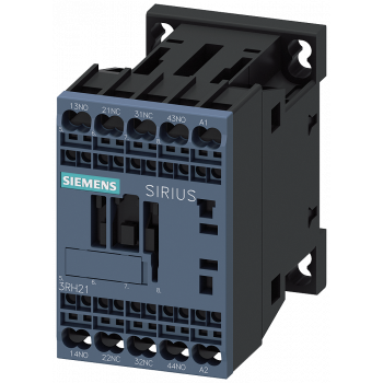 Contactor relay, 2 NO+2 NC, 230 V AC, 50/60 Hz, S00, spring-loaded terminal