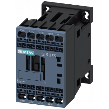 Contactor relay for railway 2 NO + 2 NC, 24 V DC, 0.7-1.25*Us, 3RH2122-2XB40-2LA2