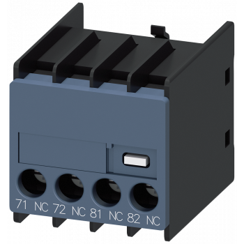 Auxiliary switch, 2 NC, current path, 1 NC, 1 NC, 3RH2911-1MA02