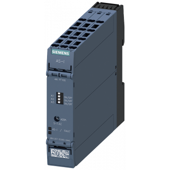 AS-i SlimLine Compact module SC22.5, IP20, 4 AI RTD spring-type 4x analog input