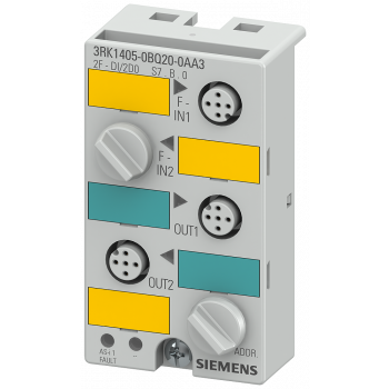 ASIsafe compact module K45F digital safety, 2 F-DI/2 DQ, IP67