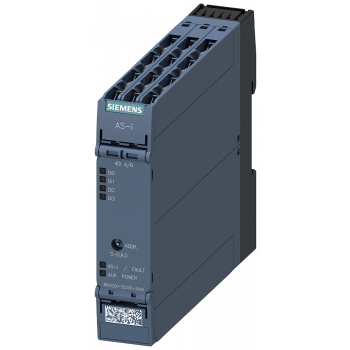 AS-i SlimLine Compact module A/B slave 4 DI, IP20 4x input 3-wire sensor 22.5 mm