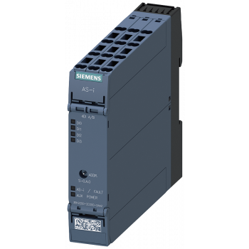 AS-i SlimLine Compact module SC22.5 digital, A/B slave 4 DI, IP20