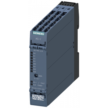 AS-i SlimLine Compact module SC22.5 digital, A/B slave 4 DI/4 DQ, IP20 4 x inputs