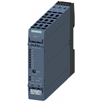 AS-i SlimLine compact module A/B slave 4 DI/4 DQ, IP20 4 x input 3-wire sensor