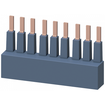 3-phase busbar for 3 3RM1 motor starters