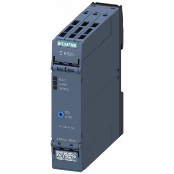 Thermistor motor protection relay, warning/shutdown, spring-type, 1 NO+1 CO
