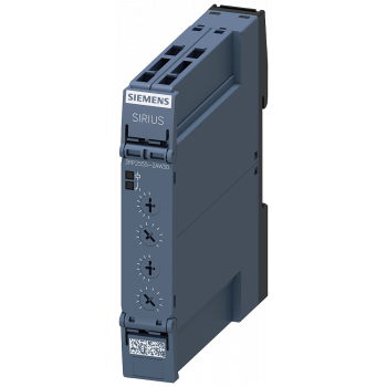Timing relay, flasher relay asymmetrical 1 CO, 2x 7 time ranges, 0.05s-100h