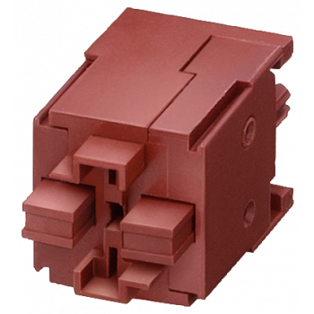 Contact block, 1 NC, 1 NC, soldering pin connection