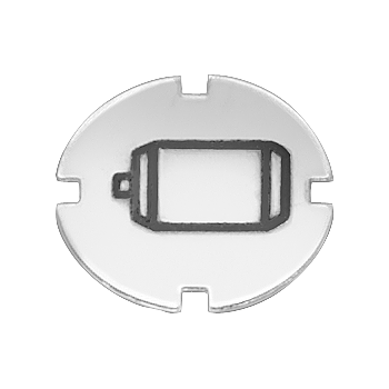 Inscription plate for pushbutton and illuminated pushbutton, ELECTRIC MOTOR Notice