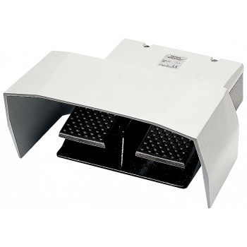 Momentary-contact foot switch, 2-pedal cable entry M25x1.5 with IP65, 2x2