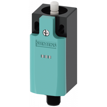 Basic switch/complete switch, plastic encl., EN50047, 31 mm, 1 NO/2 NC, 8-pole