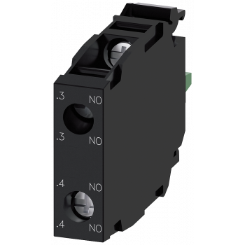 Contact module with 2 contact elements, 2 NO
