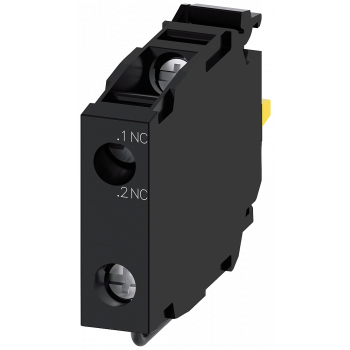 Contact module with 1 contact element, 1 NC, Contact for installation monitoring, screw terminal, for front plate mounting