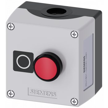 Enclosure for command devices, 22 mm, round, 3SU1801-0AC00-2AB1