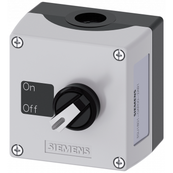 Enclosure for command devices, 22 mm, round, 3SU1801-0AR00-2AB1