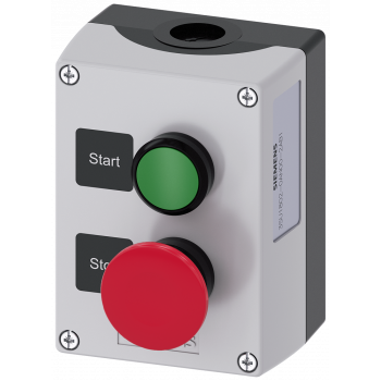 Enclosure for command devices, 22 mm, round, 3SU1802-0AN00-2AB1