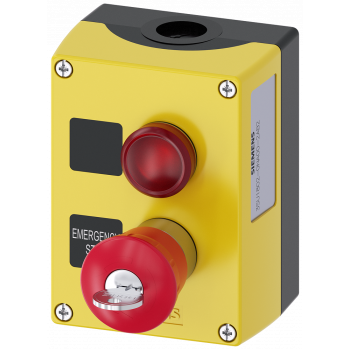 Enclosure for command devices, 22 mm, round, 3SU1802-0NA00-2AB2