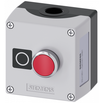 Enclosure for command devices, 22 mm, round, 3SU1851-0AC00-2AB1