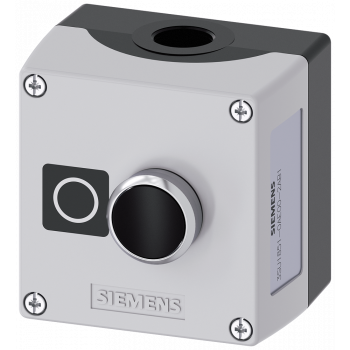 Enclosure for command devices, 22 mm, round, 3SU1851-0AE00-2AB1
