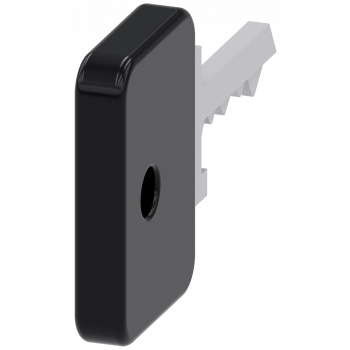 Key for O.M.R. key-operated switch, black