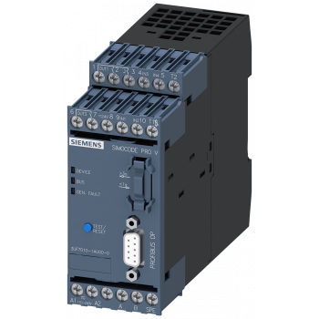 SIMOCODE pro V basic unit, PROFIBUS DP interface 12 Mbps, RS 485, 3UF7010-1AU00-0AX0