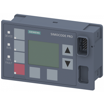 Operator unit with display, for SIMOCODE pro V, installation in control cabin