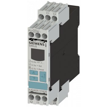 Monitoring relay, digital, for residual current monitoring (with current transformer 3UL23)