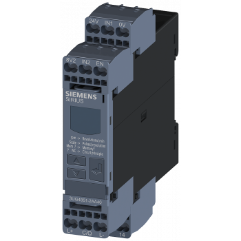 Monitoring relay, digital, speed monitoring for IO-Link from 0.1 to 2200 rpm