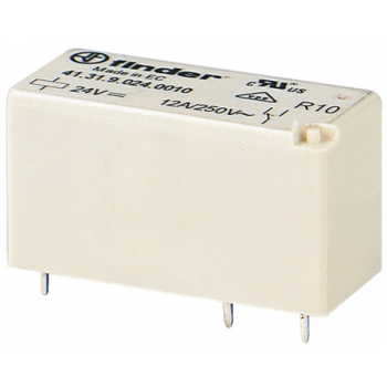 12A 1 CHANGEOVER LOW-PROFILE PCB RELAY 24VDC