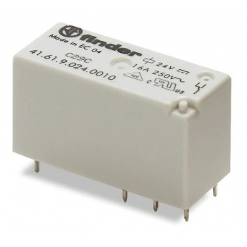 16A 1 CHANGEOVER LOW- PROFILE PCB RELAY 24VDC