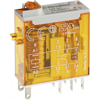 8A 2 CHANGEOVER 46 SERIES PLUG-IN RELAY 48VAC