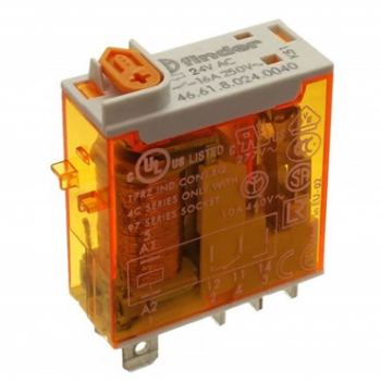 16A 1CO 46 SERIES MINIATURE PLUG-IN RELAY 24VAC