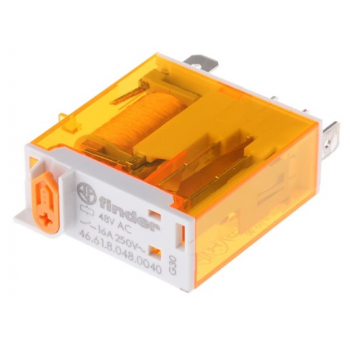 16A 1 CHANGEOVER 46 SERIES PLUG-IN RELAY 48VAC