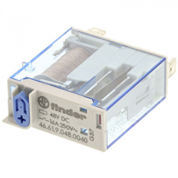 16A 1 CHANGEOVER 46 SERIES PLUG-IN RELAY 48VDC